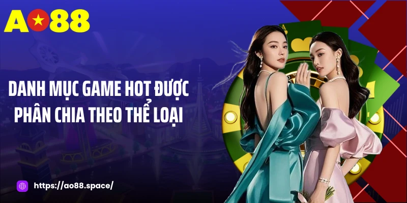 Danh mục game hot được phân chia theo thể loại