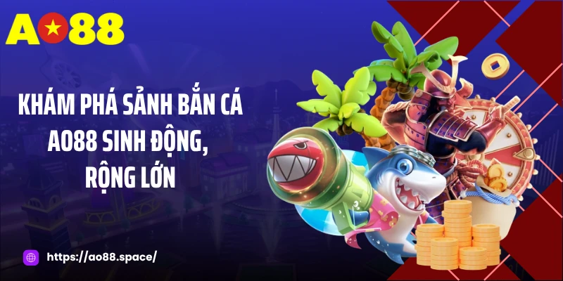 Khám phá sảnh bắn cá AO88 sinh động, rộng lớn