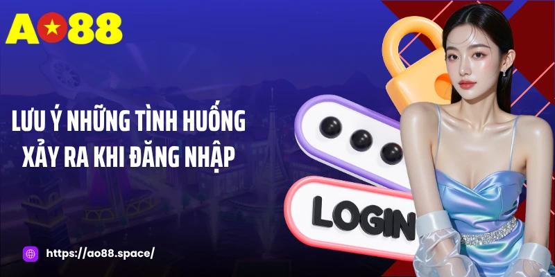 Lưu ý những tình huống xảy ra khi đăng nhập